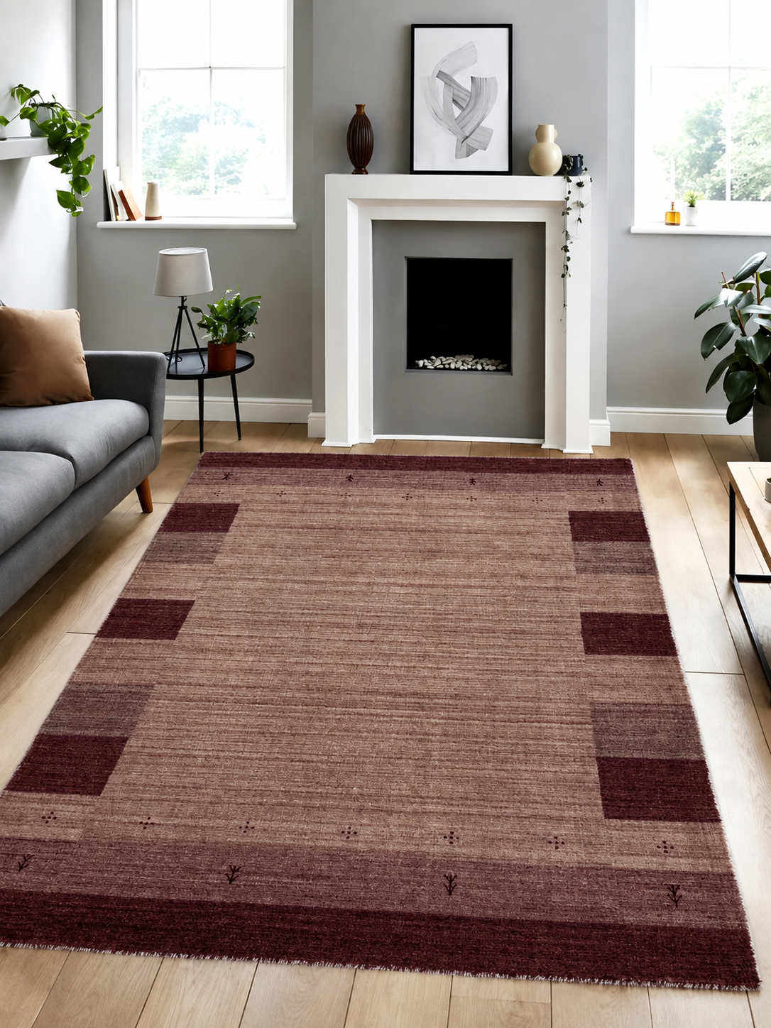 Rust Heritage Traditional Rug