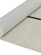 Modern Black & Ivory Abstract Geometric Area Rug
