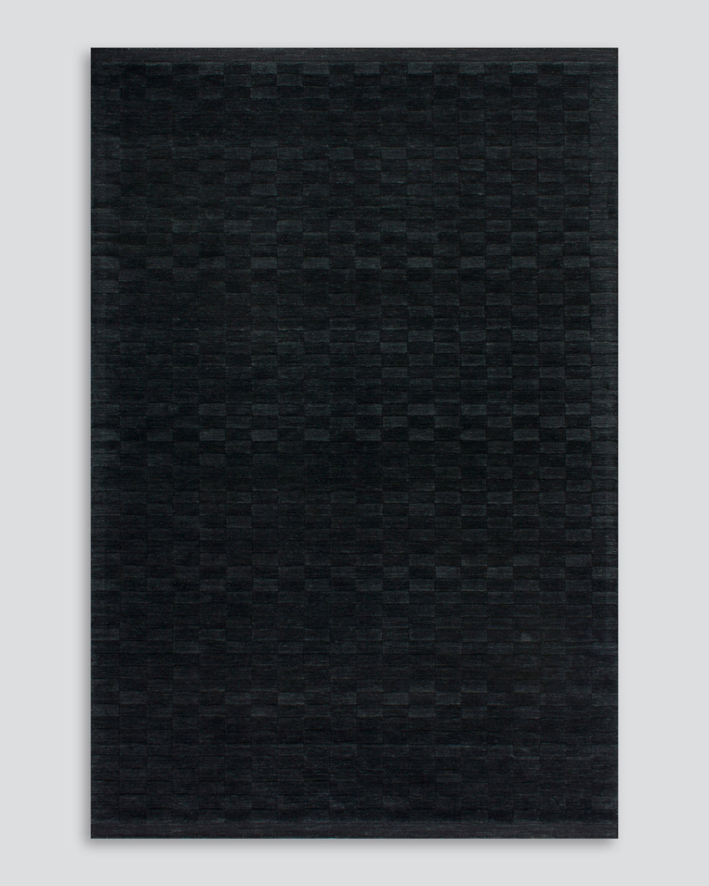 Midnight Black Solid Rug