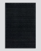 Midnight Black Solid Rug