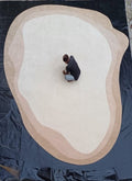 Beige & Ivory Organic Wool Rug