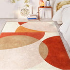 Modern Abstract Geometric Wave Rug