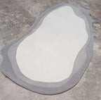 Grey & Ivory Organic Wool Rug