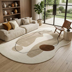Organic Shapes Wool Rug