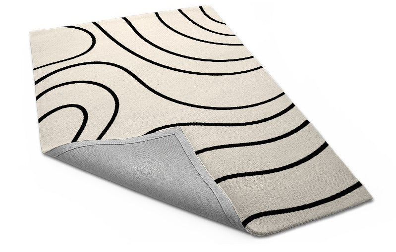 Modern Minimalist Line Geometric Rug